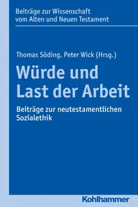 Würde und Last der Arbeit_cover