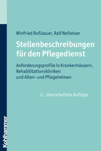 Stellenbeschreibungen für den Pflegedienst_cover