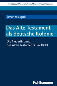 Das Alte Testament als deutsche Kolonie_cover