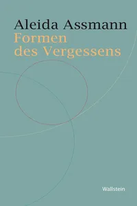 Formen des Vergessens_cover