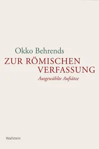 Zur römischen Verfassung_cover