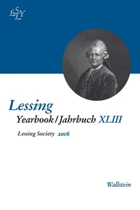 Lessing Yearbook / Jahrbuch XLIII, 2016_cover