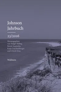 Johnson-Jahrbuch 23/2016_cover