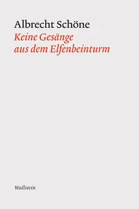 Keine Gesänge aus dem Elfenbeinturm_cover