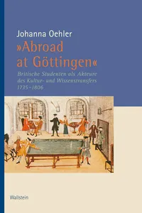 »Abroad at Göttingen"_cover