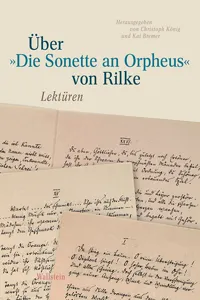 Über »Die Sonette an Orpheus" von Rilke_cover