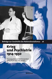 Krieg und Psychiatrie 1914 - 1950_cover