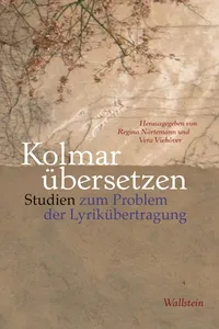 Kolmar übersetzen_cover