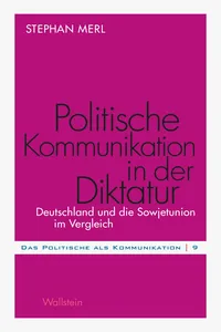 Politische Kommunikation in der Diktatur_cover