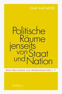 Politische Räume jenseits von Staat und Nation_cover