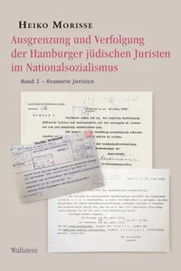 Ausgrenzung und Verfolgung der Hamburger jüdischen Juristen im Nationalsozialismus_cover