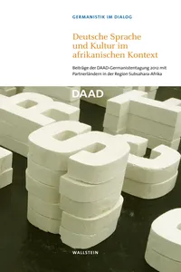 Deutsche Sprache und Kultur im afrikanischen Kontext_cover