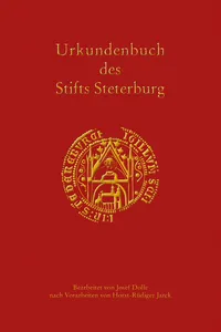 Urkundenbuch des Kanonissenstifts Steterburg_cover