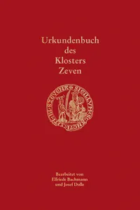 Urkundenbuch des Klosters Zeven_cover