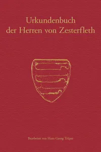 Urkundenbuch der Herren von Zesterfleth_cover