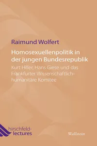 Homosexuellenpolitik in der jungen Bundesrepublik_cover