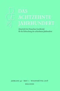 Das achtzehnte Jahrhundert 42/1_cover