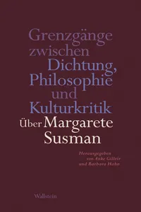 Grenzgänge zwischen Dichtung, Philosophie und Kulturkritik_cover
