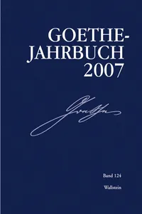 Goethe-Jahrbuch 124, 2007_cover