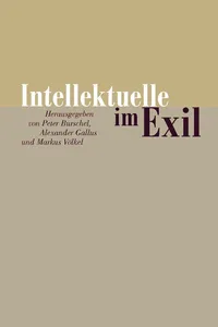 Intellektuelle im Exil_cover