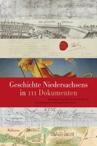 Geschichte Niedersachsens in 111 Dokumenten_cover