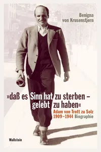 "daß es Sinn hat zu sterben - gelebt zu haben"_cover