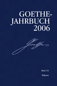 Goethe-Jahrbuch 123, 2006_cover