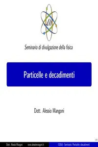 Particelle e decadimenti_cover