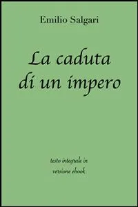 La caduta di un impero di Emilio Salgari in ebook_cover