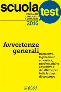 Manuale concorso a cattedre 2016 Avvertenze generali_cover