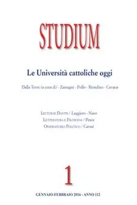 Studium - Le Università cattoliche oggi_cover