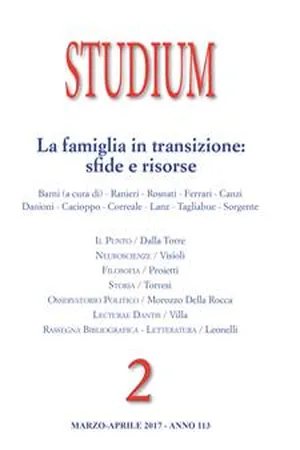 Studium - La famiglia in transizione: sfide e risorse