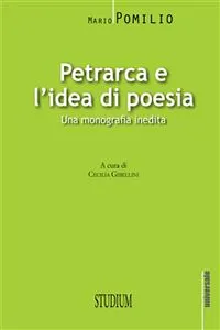 Petrarca e l'idea di poesia_cover