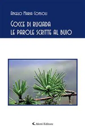 Gocce di rugiada le parole scritte al buio