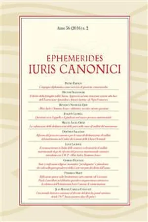 Ephemerides Iuris Canonici