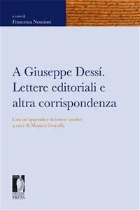 Giuseppe Dessí, Raffaello Delogu. Lettere 1936-1963_cover