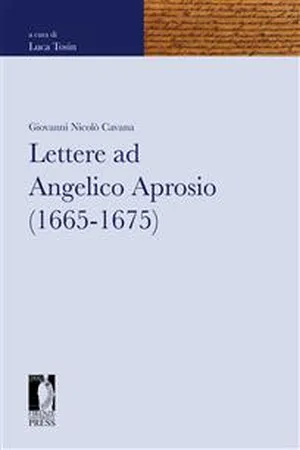 Lettere ad Angelico Aprosio (1665-1675)