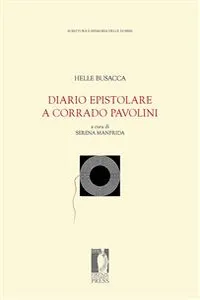 Diario epistolare a Corrado Pavolini_cover