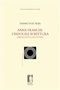 Anna Franchi: l'indocile scrittura_cover