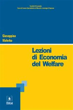 Lezioni di Economia del Walfare