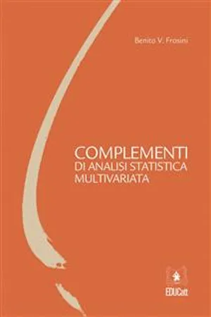 Complementi di analisi statistica multivariata