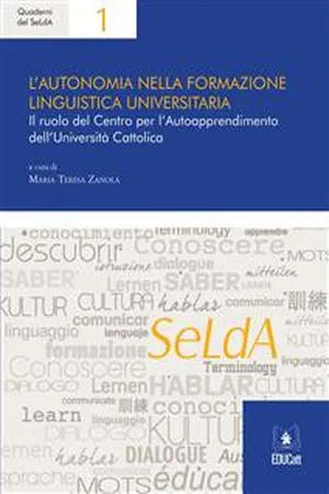 L'autonomia nella formazione linguistica universitaria