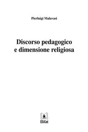 Discorso pedagogico e dimensione religiosa
