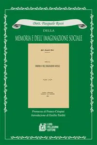 Della Memoria e dell'imaginazione sociale_cover