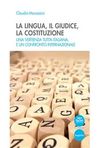 La lingua, il giudice, la costituzione_cover