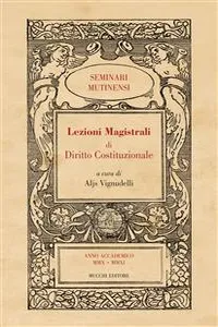 Lezioni Magistrali di Diritto Costituzionale I_cover