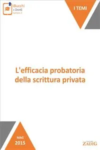 L'efficacia probatoria della scrittura privata_cover