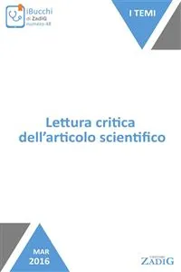 Lettura critica dell'articolo scientifico_cover