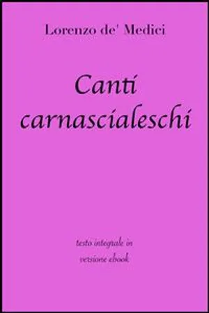 Canti carnascialeschi