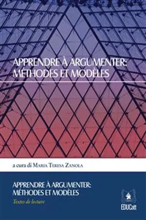 Apprendre à argumenter: méthodes et modèles